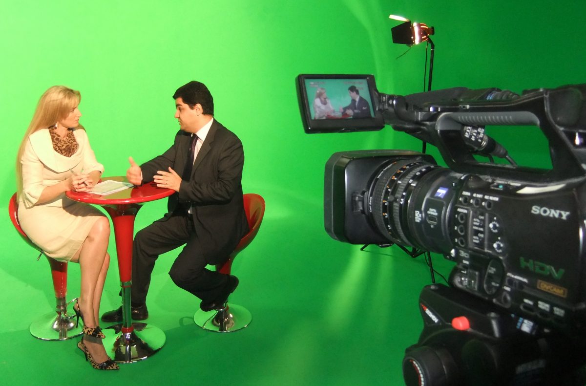TV interview